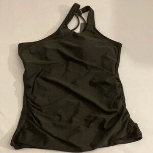 Women Tankini Top Only V Neck Swim Tops Tummy Control Bathing Suit Top No Bottom
